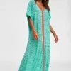 Pitusa Inca Abaya Kaftan Mint Fashion