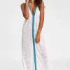 Pitusa Inca Maxi Sun Dress White Hot