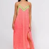 Pitusa Inca Slip Dress Hot Pink Hot