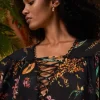 Charo Ruiz Ivet Kaftan Black Fresca Sale