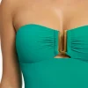JETS Swimwear Jetset Bandeau Swimsuit Mineral Fashion