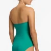 JETS Swimwear Jetset Bandeau Swimsuit Mineral Fashion