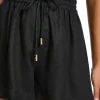 JETS Swimwear Jetset Linen Short Black Clearance