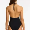JETS Swimwear Jetset Lure High Neck Swimsuit Black Best