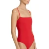 JETS Swimwear Jetset Tank Swimsuit Rosso Clearance