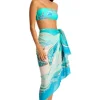 Seafolly La Mer Sarong Aquatic Blue Best