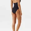 Melissa Odabash Lampedusa Swimsuit Black New