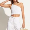 Faithfull The Brand Le Monoa One Shoulder Top White Fashion