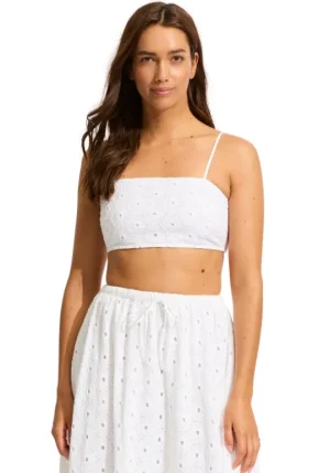 Seafolly Lulu Broderie Crop Top Fashion