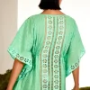 Charo Ruiz Maisie Kaftan Green WashedGreen Sale