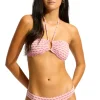 Seafolly Mala Ring Front Bandeau Bikini Blossom Discount