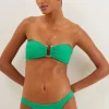 Vix Swimwear Square Bandeau Bikini Meadow Clearance