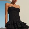 Charo Ruiz Megan Dress Black Clearance