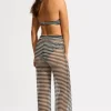 Seafolly Mesh Effect Beach Pant Black White/Black Hot