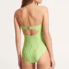 Seafolly Mod Squad Bandeau Swimsuit Discount