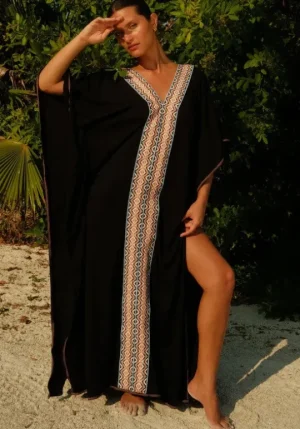 Pitusa Monochrome Pima Thobe Black Best