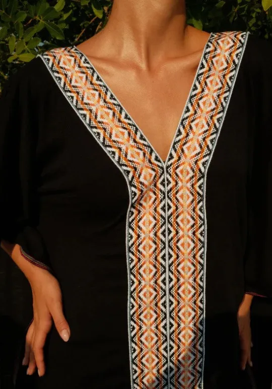 Pitusa Monochrome Pima Thobe Black Best