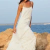 Juliet Dunn Mosaic Maxi Dress White Fashion