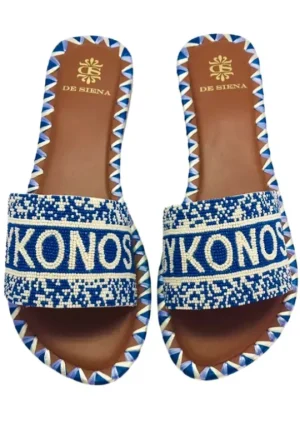 De Siena Mykonos Sandals Blue Online