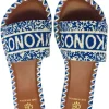 De Siena Mykonos Sandals Blue Online