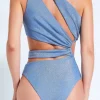 Devon Windsor Nadine Swimsuit Azure New