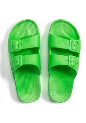 Freedom Moses Neon Green Slides Online
