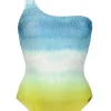 Watercult Ombre Flow One Shoulder Swimsuit Clearance