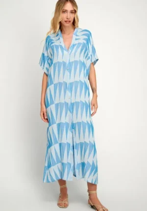 Pearl & Caviar Paros V Neck Kaftan Discount