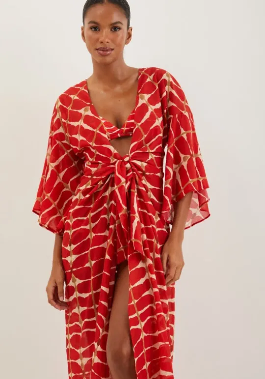Vix Swimwear Perola Long Kaftan Agni Fashion