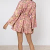 Juliet Dunn Playsuit Pink Floral Clearance