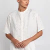 Greek Archaic Kori Pixel Blouse Clearance