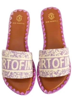 De Siena Portofino Sandals Purple Outlet