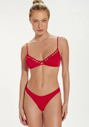 Vix Swimwear Red Pepper Leeza Bikini Discount