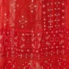 Juliet Dunn V Neck Mosaic Maxi Dress Red Fashion