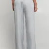Greek Archaic Kori Roots Silky Trouser Silver Online