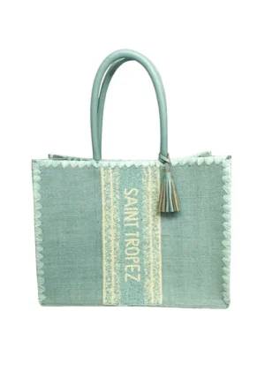 De Siena Saint Tropez Jute Tote Sale