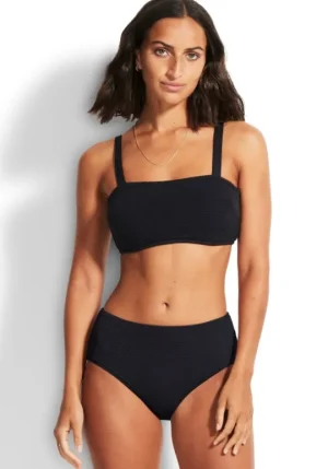 Seafolly Seadive DD Tank Bikini Black Best