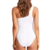 Seafolly Seadive One Shoulder Swimsuit White Online