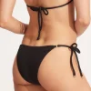 Seafolly SeaDive Triangle Bikini Black Clearance
