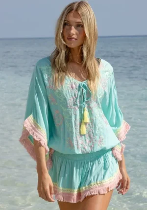 Miss June Sejla Kaftan Aqua Best