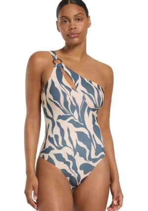 JETS Swimwear One Shoulder Ring Swimsuit Sereno Online