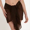 Away That Day Sicily Sarong Espresso Clearance