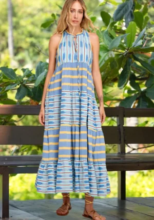 Pearl & Caviar Spetses Sleeveless Maxi Dress Clearance