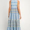 Pearl & Caviar Spetses Sleeveless Maxi Dress Clearance