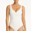 Sea Level Spinnaker Cross Front Swimsuit Online