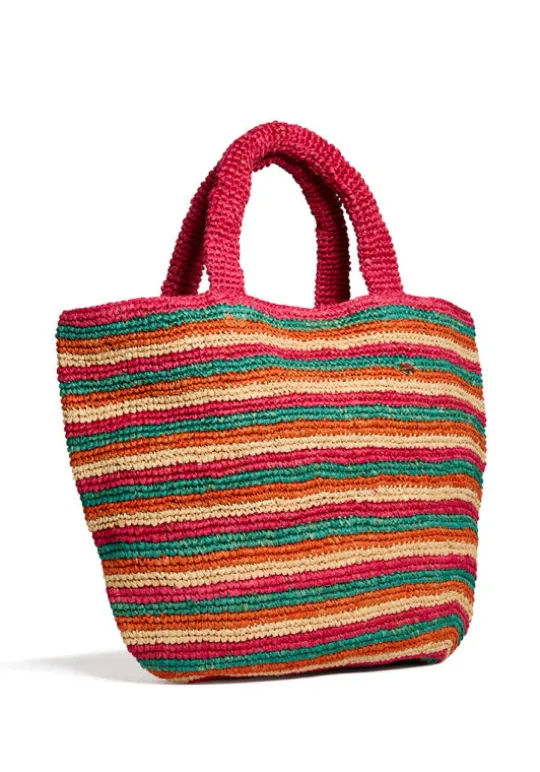 Seafolly Stripe Woven Tote Outlet