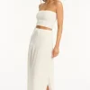Sea Level Sunset Beach Skirt White Sale