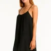 Sea Level Sunset Short Dress Black Best