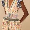 Farm Rio Superbloom Tapestry Maxi Dress New
