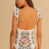 Farm Rio Sweet Bloom Bouquet Swimsuit SweetBloom Outlet